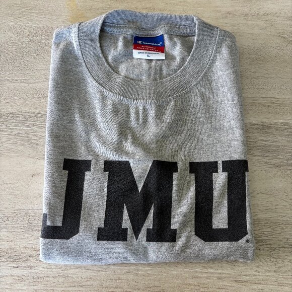 Champion Other - JMU James Madison University Gray T-Shirt from Champion Men’s Large